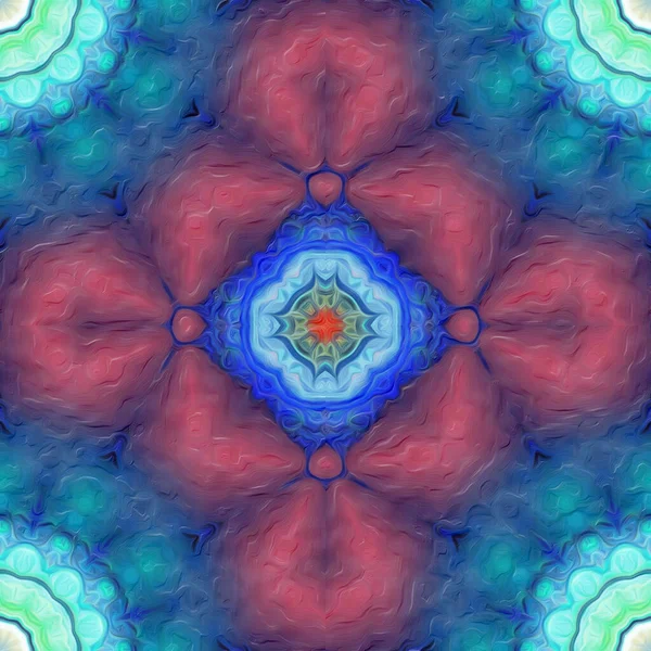 Soyut Renkli Mandala Arka Plan — Stok fotoğraf