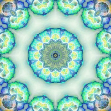 soyut renkli mandala arka plan 