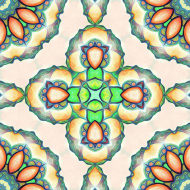 soyut renkli mandala arka plan 