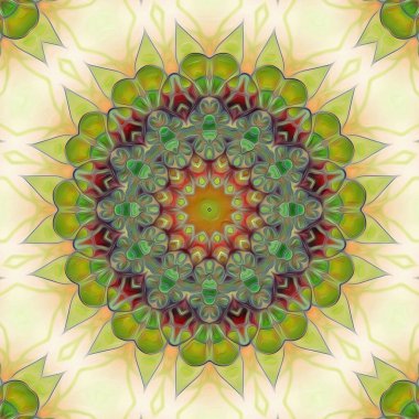 soyut renkli mandala arka plan 