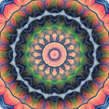 soyut renkli mandala arka plan 