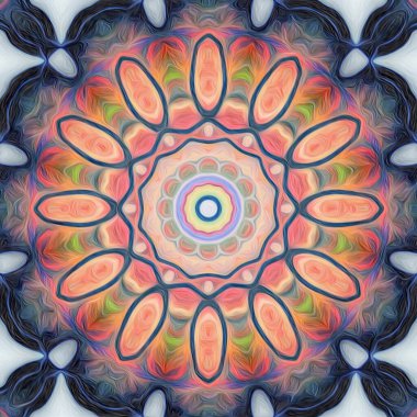 soyut renkli mandala arka plan 