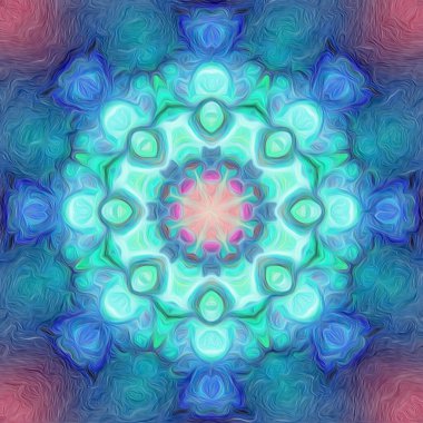 soyut renkli mandala arka plan 