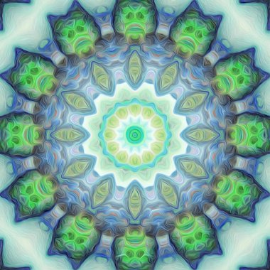 soyut renkli mandala arka plan 