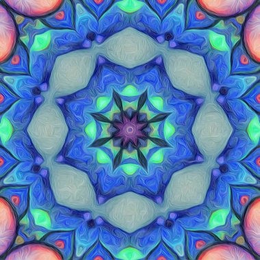 soyut renkli mandala arka plan 