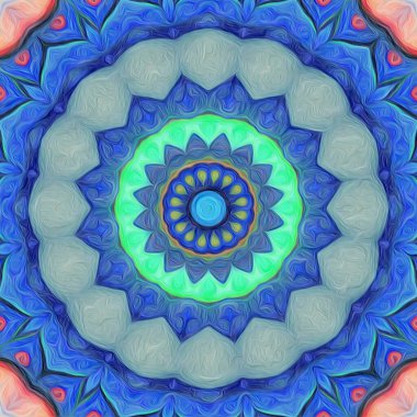 soyut renkli mandala arka plan 