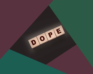 Ahşap bloklar için uyuşturucu kelimesi. Bağımlılık konsepti. Sağlık hizmetleri kavramı.