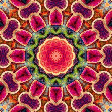 soyut renkli mandala arka plan 