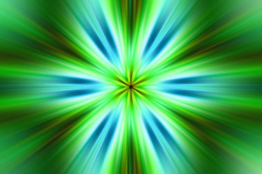 Sihirli mistik fraktal fantezi. Ezoterik neon parlayan geometrik mandala. Kaleydoskopik arkaplan.