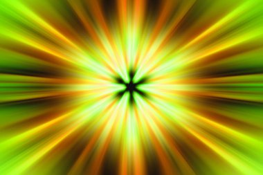 Sihirli mistik fraktal fantezi. Ezoterik neon parlayan geometrik mandala. Kaleydoskopik arkaplan.