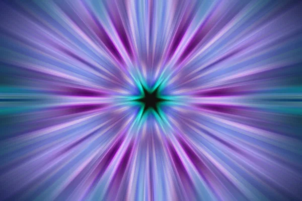 마법의 판타지 프랙탈 Esoteric Neon 기하학적 있습니다 도플러의 — 스톡 사진