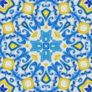 soyut renkli arkaplan, mandala desenli kavram 