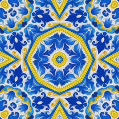 soyut renkli arkaplan, mandala desenli kavram 