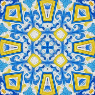 soyut renkli arkaplan, mandala desenli kavram 