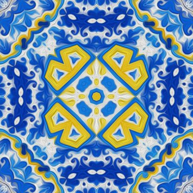 soyut renkli arkaplan, mandala desenli kavram 