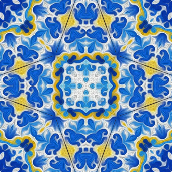 Αφηρημένο Πολύχρωμο Φόντο Mandala Μοτίβο Έννοια — Φωτογραφία Αρχείου