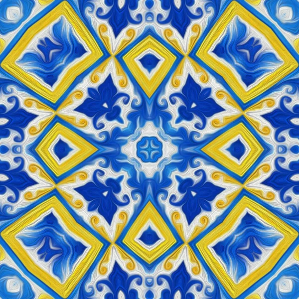 Abstracte Kleurrijke Achtergrond Mandala Patroon Concept — Stockfoto