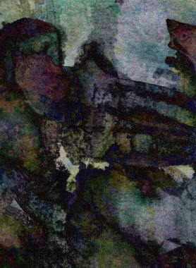 Soyut suluboya tasarımı, boyalı dokuya yakın çekim. Minimalist ve lüks arka plan. 