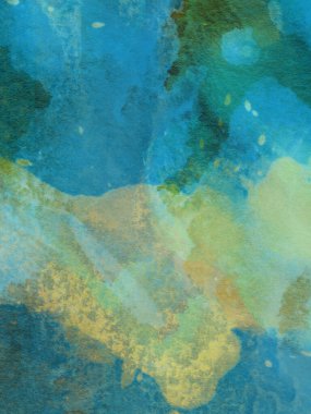 Soyut suluboya tasarımı, boyalı dokuya yakın çekim. Minimalist ve lüks arka plan. 