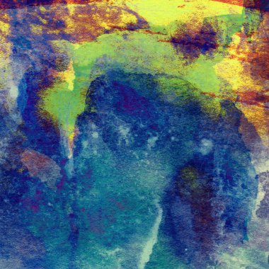 Soyut suluboya tasarımı, boyalı dokuya yakın çekim. Minimalist ve lüks arka plan.