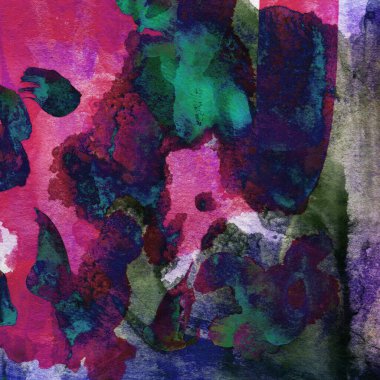 Soyut suluboya tasarımı, boyalı su dokusunu temizler..