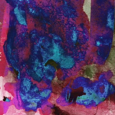 Soyut suluboya tasarımı, boyalı su dokusunu temizler..