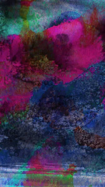 Abstrakte Aquarell Gemalte Pinselstriche Farbe Textur Hintergrund — Stockfoto