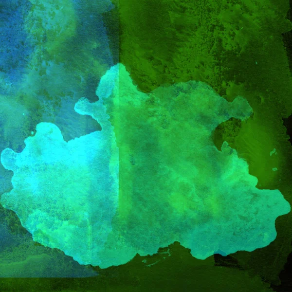 Abstraktes Aquarell Design Aqua Gemalte Textur Nahaufnahme — Stockfoto