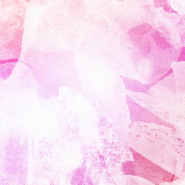 Abstract Watercolor Background. Watercolor Painting in Orange and Green Colors.