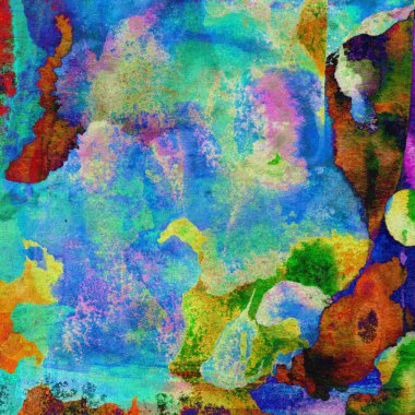 Soyut suluboya tasarımı, boyalı su dokusunu temizler.