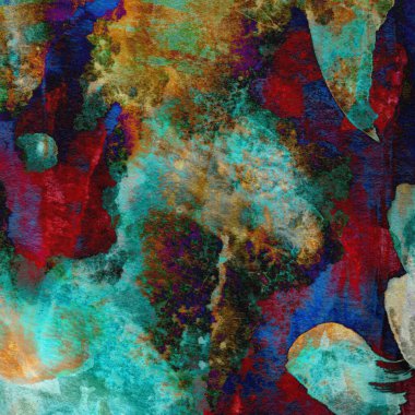 Soyut suluboya tasarımı, boyalı su dokusunu temizler.
