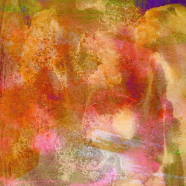 Soyut suluboya tasarımı, boyalı su dokusunu temizler.