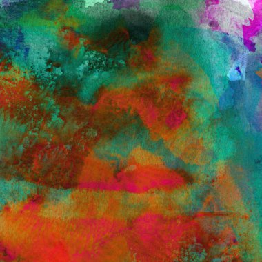 Soyut suluboya tasarımı, boyalı su dokusunu temizler.