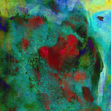 Soyut suluboya tasarımı, boyalı su dokusunu temizler.