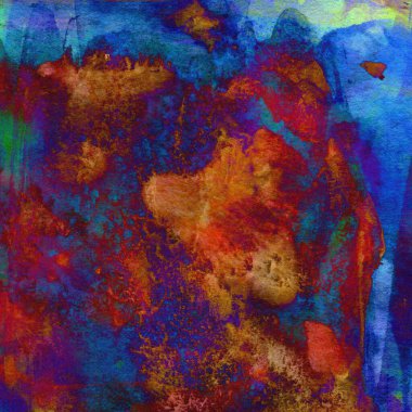 Soyut suluboya tasarımı, boyalı su dokusunu temizler.