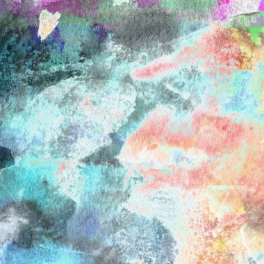 Soyut suluboya tasarımı, boyalı su dokusunu temizler.
