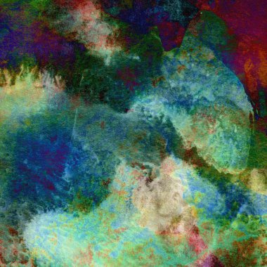 Soyut doku suluboya tasarım yıkama, su boyası dokusu yakın çekim