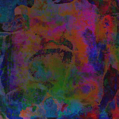 Soyut doku suluboya tasarım yıkama, su boyası dokusu yakın çekim