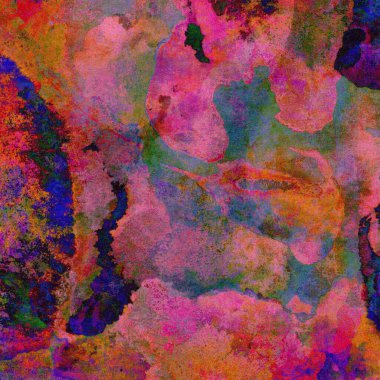 Soyut doku suluboya tasarım yıkama, su boyası dokusu yakın çekim