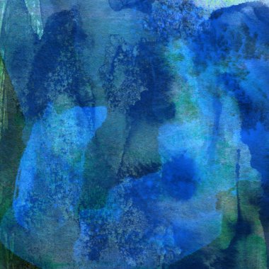 Soyut doku suluboya tasarım yıkama, su boyası dokusu yakın çekim