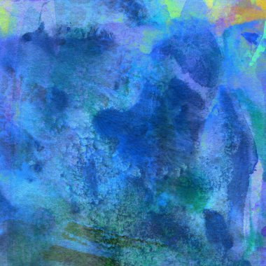 Soyut doku suluboya tasarım yıkama, su boyası dokusu yakın çekim