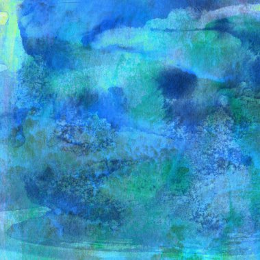 Soyut doku suluboya tasarım yıkama, su boyası dokusu yakın çekim