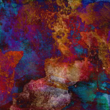 Soyut doku suluboya tasarım yıkama, su boyası dokusu yakın çekim