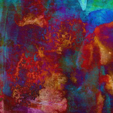 Soyut doku suluboya tasarım yıkama, su boyası dokusu yakın çekim