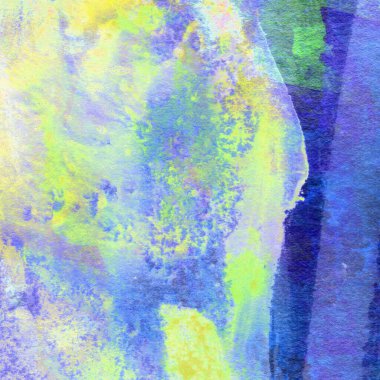 Soyut doku suluboya tasarım yıkama, su boyası dokusu yakın çekim