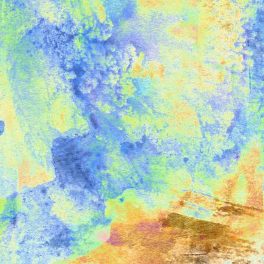 Soyut doku suluboya tasarım yıkama, su boyası dokusu yakın çekim