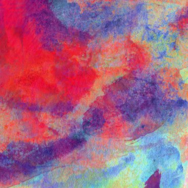 Soyut doku suluboya tasarım yıkama, su boyası dokusu yakın çekim