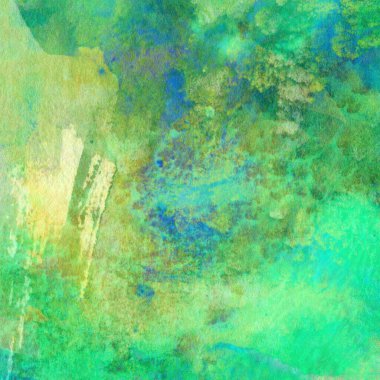 Soyut doku suluboya tasarım yıkama, su boyası dokusu yakın çekim