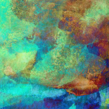 Soyut doku suluboya tasarım yıkama, su boyası dokusu yakın çekim