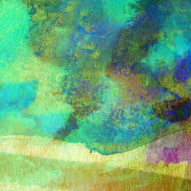 Soyut doku suluboya tasarım yıkama, su boyası dokusu yakın çekim